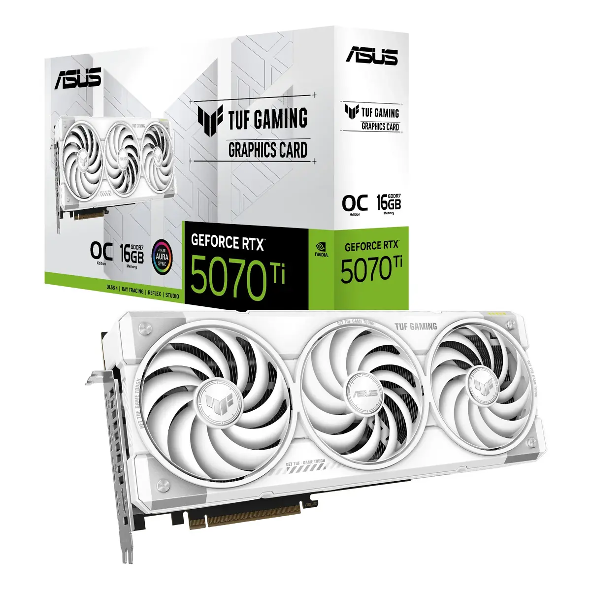 Видеокарта ASUS TUF Gaming TUF-RTX5070TI-O16G-WHITE-GAMING Photo 9