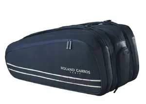 Wilson Super Tour Session Roland Garros 2025 Tennis Bag 15 Racket Capacity Dark Navy WR8043001001