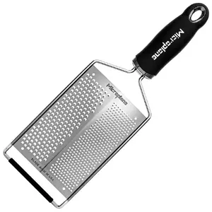 Плоская тёрка Microplane Dual Blade Grater Black Gourmet Series — лезвия из нержавеющей стали, 110×30×310 мм