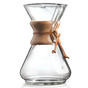 Chemex CM-10A coffee pot 1.48 L Glass Leather Wood