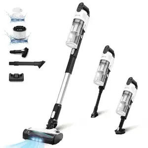 Levoit LVAC-200 2-in-1 Stick Vacuum Cleaner Bagless Cordless White and Black with Brushless Motor and 50 min Runtime