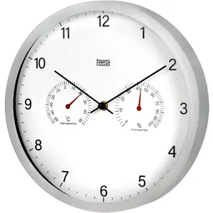 Sienas pulkstenis TEESA TSA0049 30 cm ar termometru un higrometru