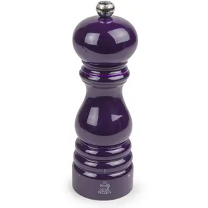 Pepper Mill PEUGEOT PARISRAMA 18 cm Eggplant - manual pepper grinder, wooden finish