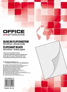 Flipchart Paper Pads Office Products 58.5 x 81 cm, 20 Sheets, model 20135829-14