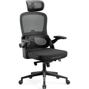 Ergonomic Office Chair Diablo Chairs V-Light Black — adjustable seating, model 1608