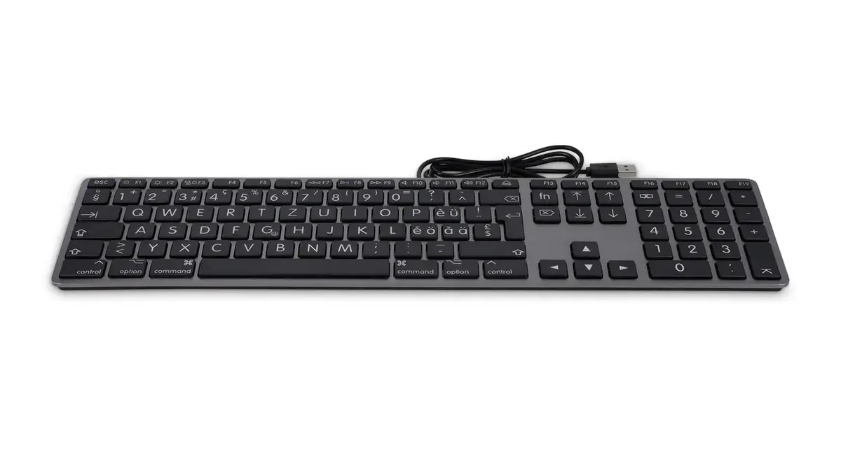 LMP 24272 проводная полноразмерная USB AZERTY-клавиатура Photo 2