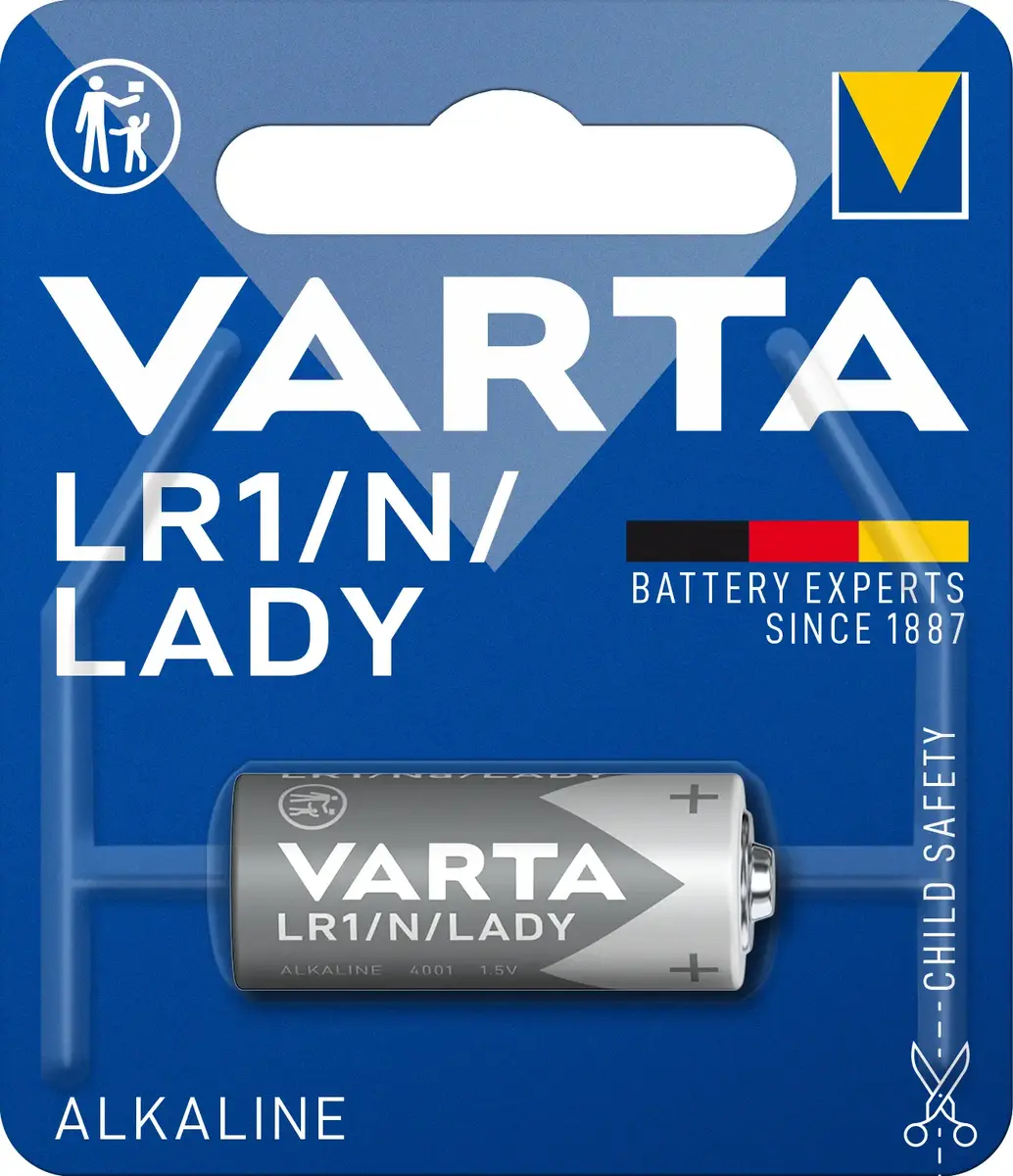 Varta 4001 LR1 Alkaline Battery 1.5V Photo 2