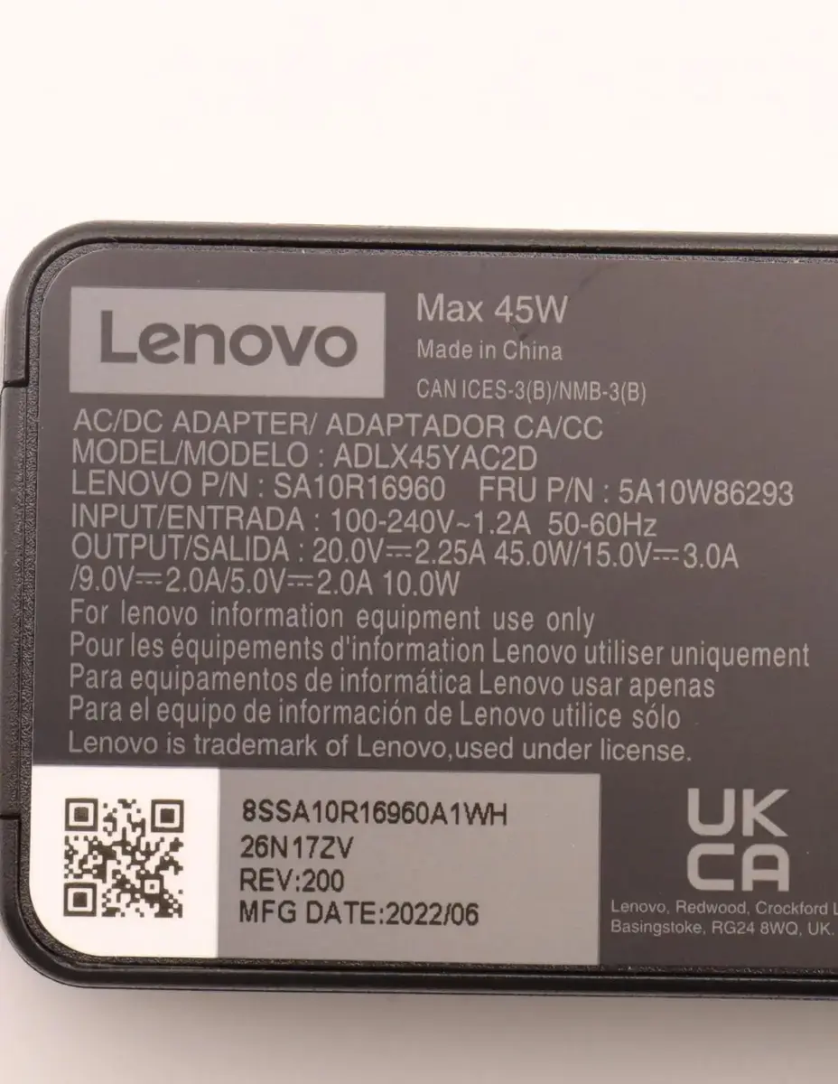 Блок питания Lenovo 5A10W86293 Photo 8