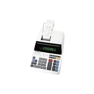 Printing calculator Sharp EL-2607LG, 2-color print, 12 digits, light gray
