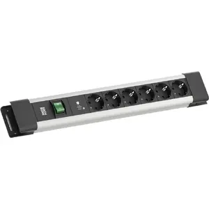 Сетевой фильтр Bachmann CONNECTUS с 6× розетками CEE 7/3, 1× SPD-Plus защита от перенапряжения, 1× выключатель, кабель 2,0 м