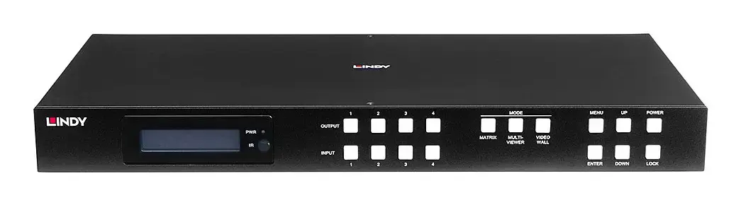 AV matrix switcher Lindy 4x4 HDMI 4K60 Photo 2