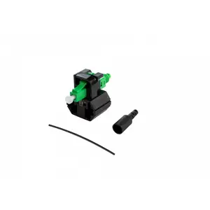 Fibre optic connector METZ CONNECT 1509QAJA0010-E LC OS2 Green 10 pcs