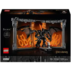 LEGO construction set Balrog Bookend 10367 — 1,201 pcs, 1 minifigure, 440×220×170 mm