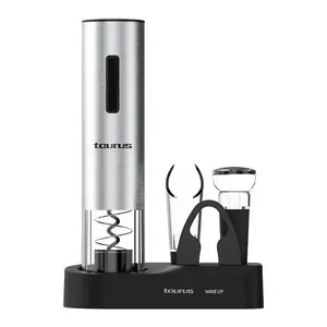 Electric wine opener Taurus 963401000 rechargeable stainless steel battery-powered
