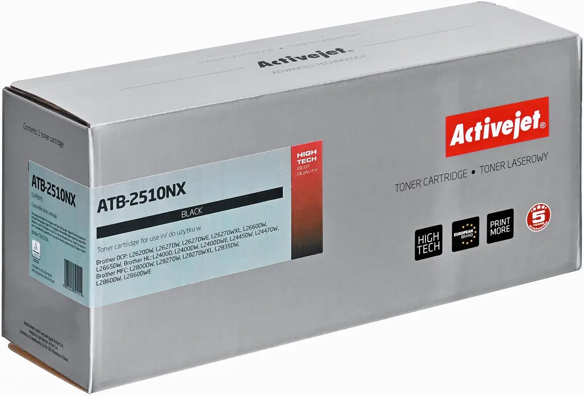 Toneris ActiveJet ATB-2510NX melns 3000 lapas