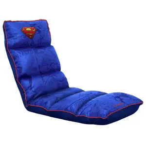 Floor chair TRUST GXT 718SM RAYZEE Superman blue — low-profile gaming floor seat