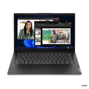 Lenovo Essential V14 G4 AMN | Black | 14 " | IPS | FHD | 1920 x 1080 pixels | Anti-glare | AMD Ryzen 5 | 7520U | 16 GB | Soldered LPDDR5 | 512 GB | AMD Radeon 610M Graphics | Windows 11 Home | 802.11ax | 5.2 | English | Warranty 24 month(s) | Battery warranty 12 month(s)