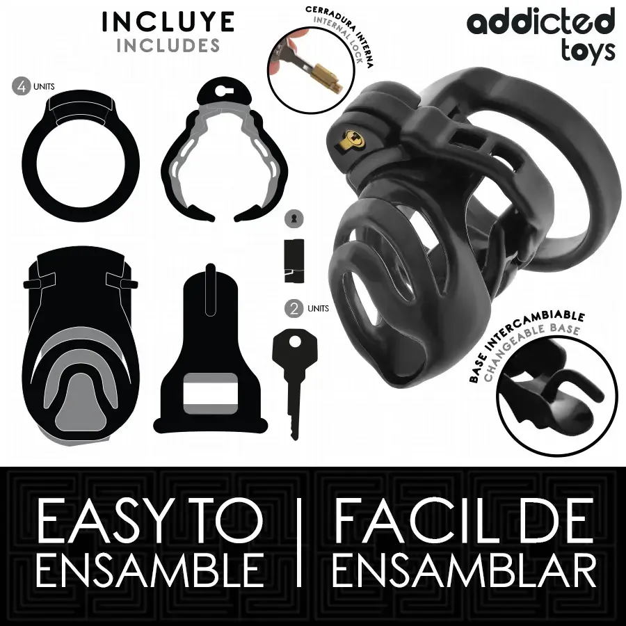 Клетка ADDICTED TOYS LOCKED ETERNAL LOCK 9 см Photo 4