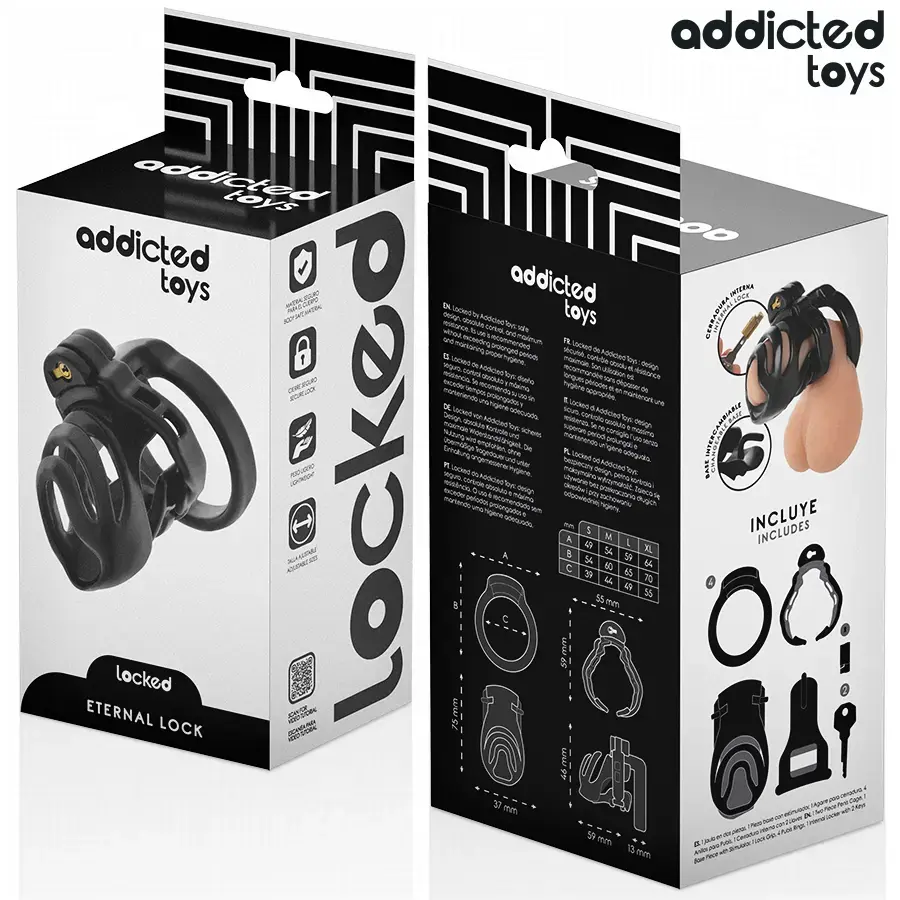Клетка ADDICTED TOYS LOCKED ETERNAL LOCK 9 см Photo 6