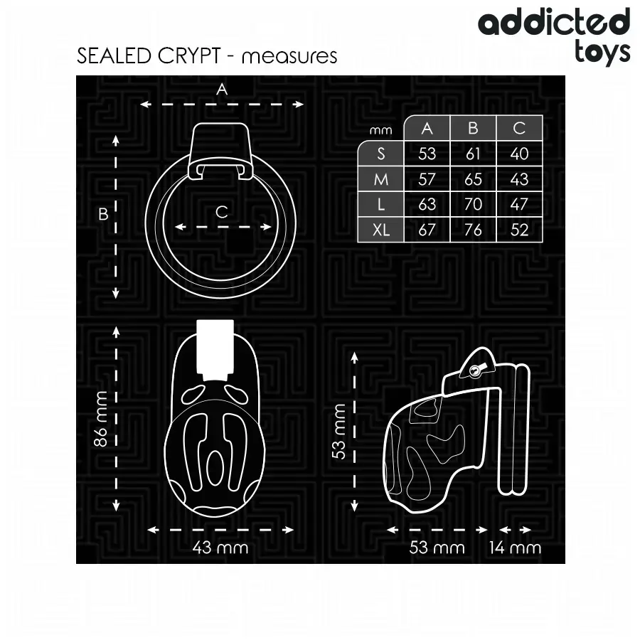 Клетка для члена ADDICTED TOYS LOCKED D-242964 Photo 5