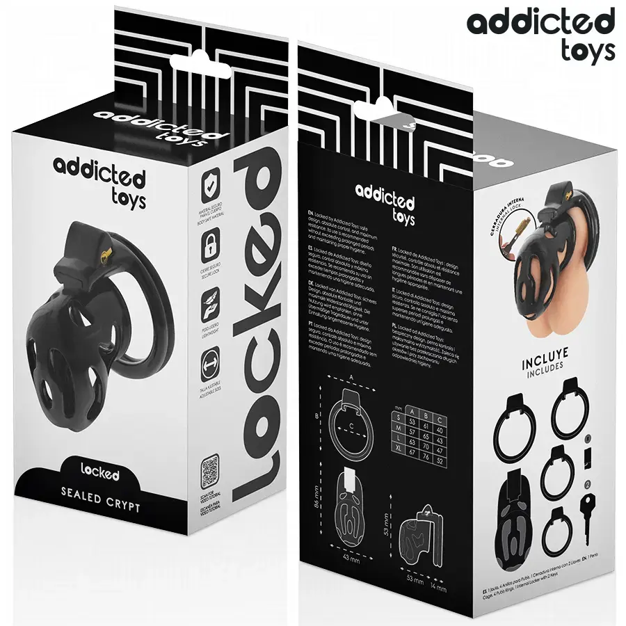 Клетка для члена ADDICTED TOYS LOCKED D-242964 Photo 6