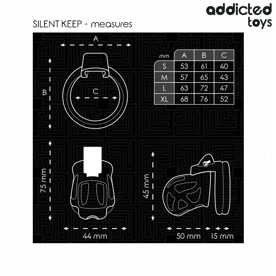 Устройство для целомудрия ADDICTED TOYS LOCKED D-242966 Photo 5