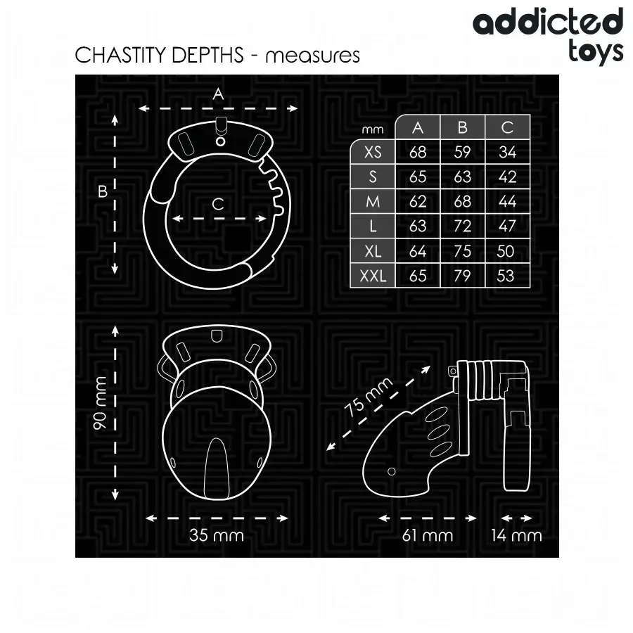 Клетка для целомудрия ADDICTED TOYS LOCKED D-242967 Photo 5