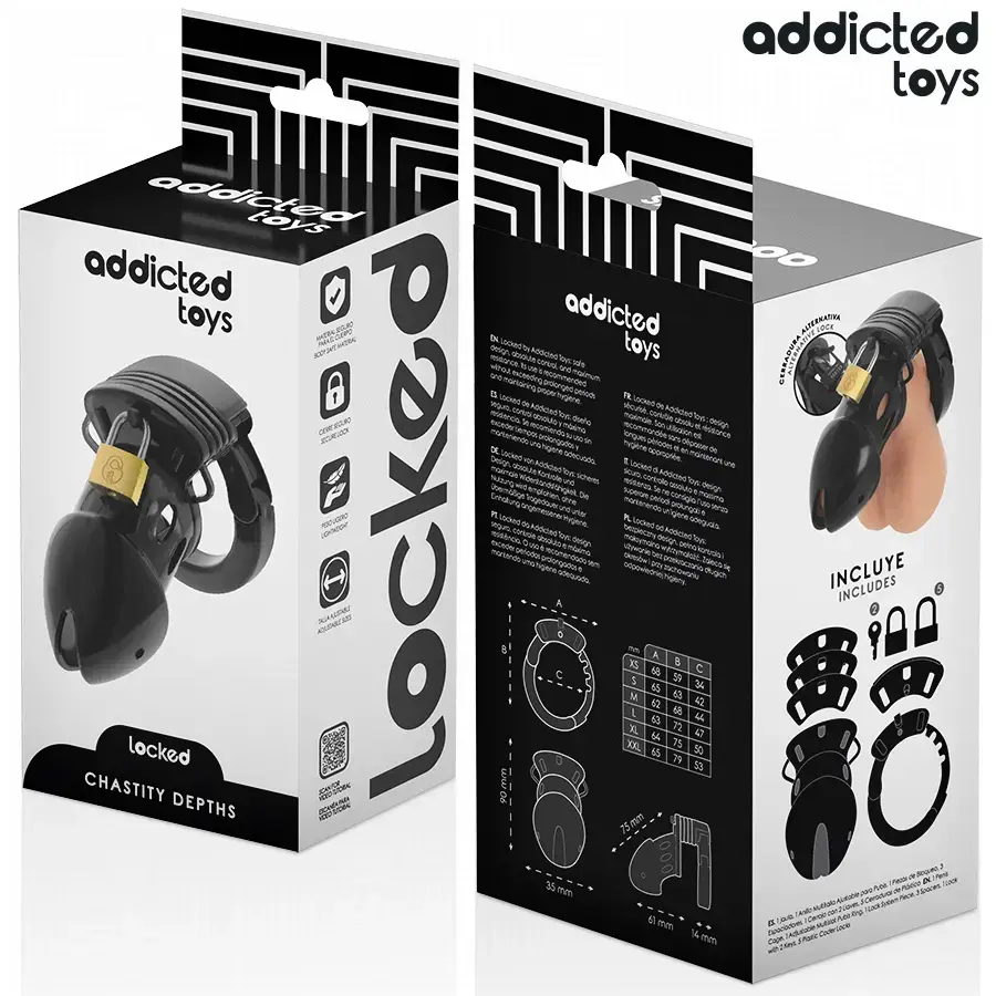 Клетка для целомудрия ADDICTED TOYS LOCKED D-242967 Photo 6