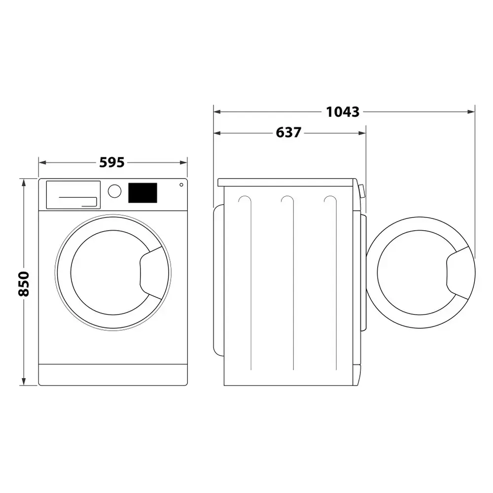 Hotpoint-Ariston NLCD948BSAEU washing machine 9 kg Photo 6