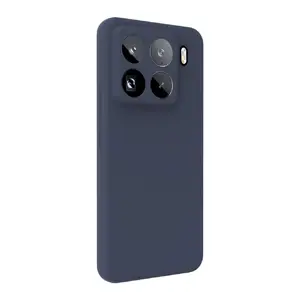 Защитный магнитный чехол из софт-тач силикона Evelatus для Xiaomi 15 Pro — темно-синий