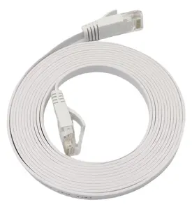 Tīkla kabeļi MicroConnect V-UTP6A02W-FLAT-LSZH Cat6a U/UTP RJ-45 2 m Balts