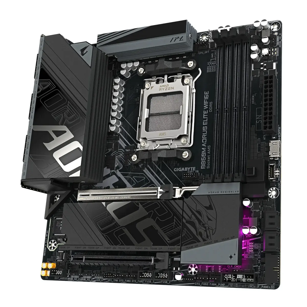 Mātesplate GIGABYTE B850M AORUS ELITE WIFI6E, B850 Photo 3