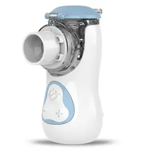 Портативный сетчатый небулайзер FEELLIFE Air Kids HS084318 синий — для детей, тихая работа, питание от батареи/USB