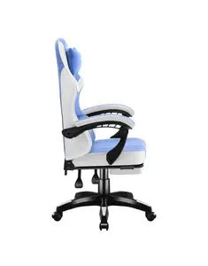 Игровое кресло huzaro Force 3.7 Blue — эргономичный дизайн, регулируемая высота