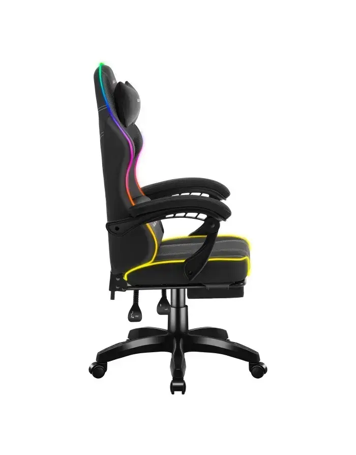 Игровое кресло huzaro Force 3.7 RGB Black Photo 3