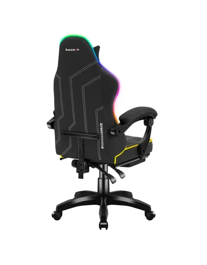 Игровое кресло huzaro Force 3.7 RGB Black Photo 4