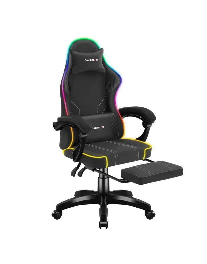 Игровое кресло huzaro Force 3.7 RGB Black Photo 5