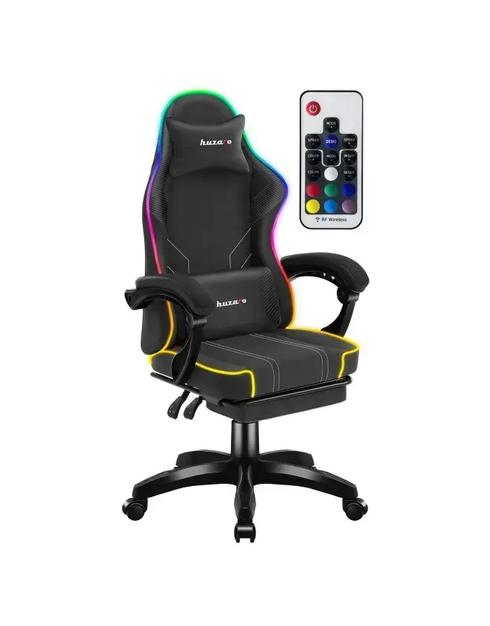 Игровое кресло huzaro Force 3.7 RGB Black Photo 7