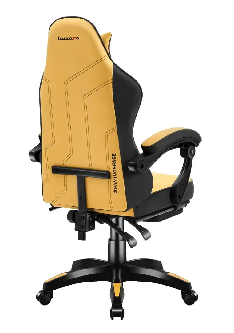 Игровое кресло huzaro Force 3.7 Yellow Photo 4