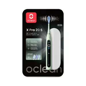Electric toothbrush OCLEAN X Pro 20 S — green, smart pressure sensor, up to 30 days battery life