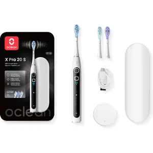 Electric toothbrush OCLEAN X Pro 20 S in White with smart pressure sensor