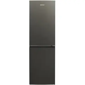 Ledusskapis-ar-saldētavu MPM MPM-248-FF-58 — brīvi stāvošs 248 l (kopā 265 l), apakšējā saldētava 82 l, No Frost, Dark Inox