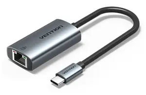 Vention CFP USB Type-C — гигабитный Ethernet адаптер 1000 Mbit/с, серый