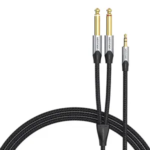 Audio cable Vention BARHK 3.5mm male to 2× 6.35mm male, 8 m