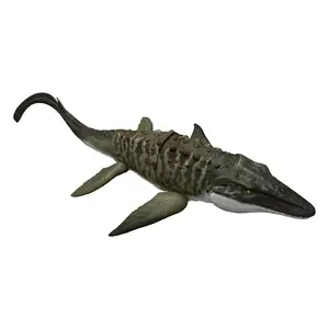 Фигурка Mattel Jurassic World Rebirth Bite N Blast Mosasaurus Зелёный Серый Пластик