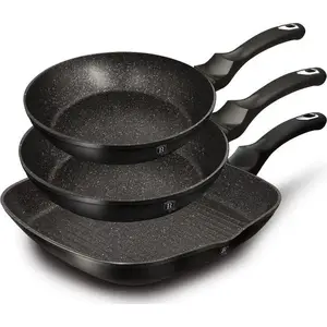 Wok pan set berlinger haus Metallic Line 20/24/28 cm — 3 pieces