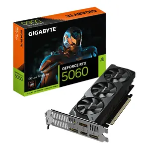 Graphics card GIGABYTE GeForce RTX 5060 OC 8GB GDDR7, PCIe 5.0, 128-bit, 3x DP2.1b, 1x HDMI2.1b, 109W TDP