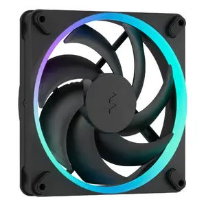 Ventilators Fractal Design Momentum 14 RGB 14 cm Melns 350-1800 apgr./min 126.6 m³/h