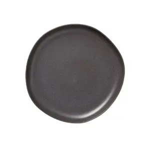 WAS ROCKZZERO Ceramic Dish 28 cm, Gray