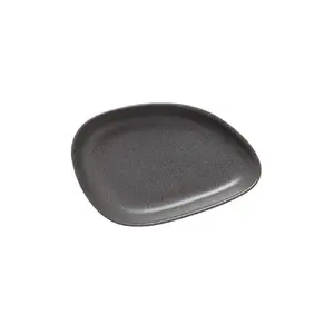 Serving dish WAS ROCKZZERO 142.5×9.5 cm Gray Ceramic
